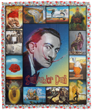 Salvador Dali Blanket Surrealism Quilt Fleece Sherpa Throw Blanket VPM Cozy Plush Fleece Blanket - 50x60