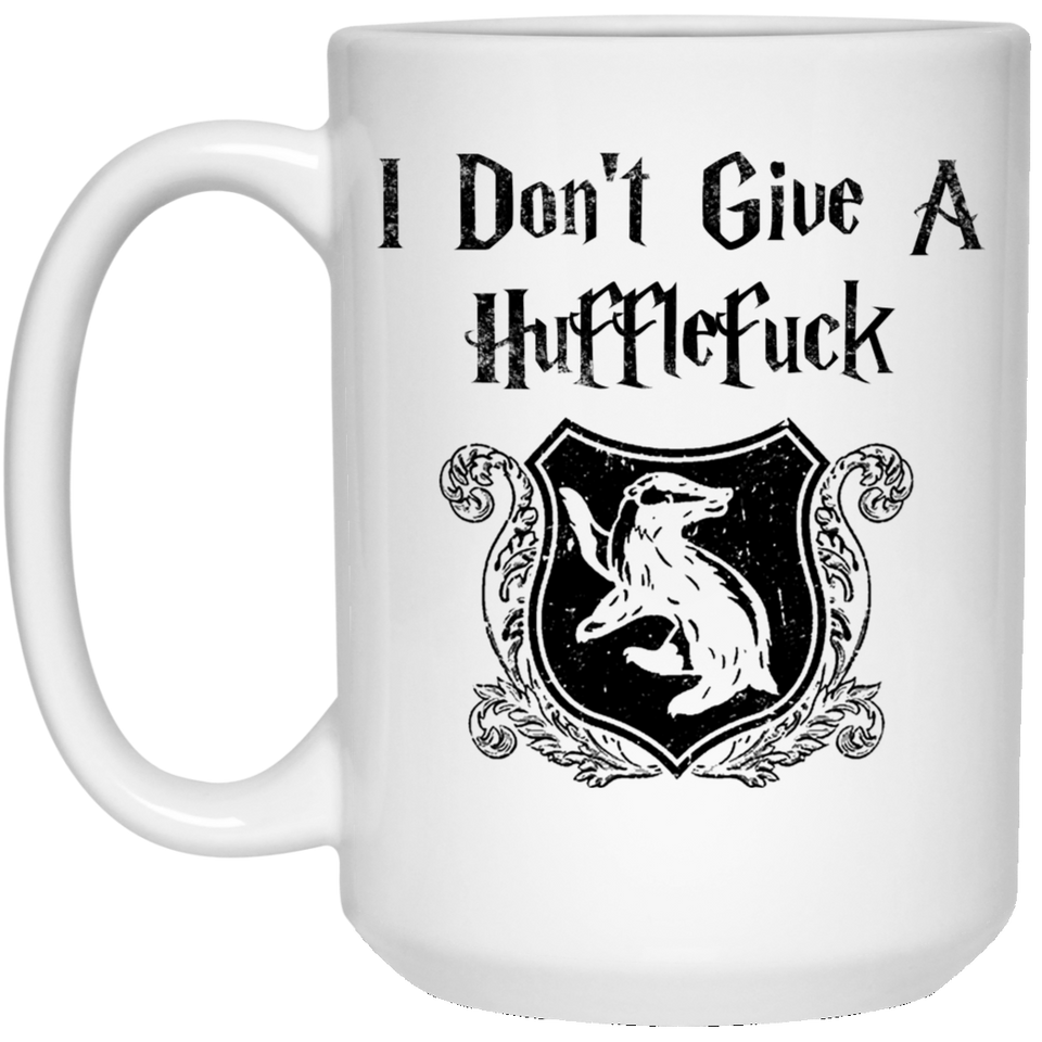Jyotis - I Don't Give A Hufflefuck - Best Birthday Gifts For Dad - Unique Fathers Day Gift For Dad, Wife - Cool Present For a New Father or Husband 15OZ