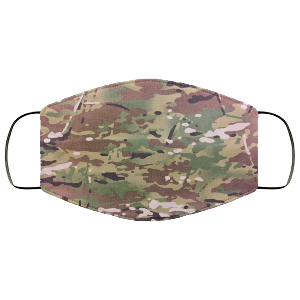 United States Army and Air Force US Military Camouflage Camo Pattern Reusable Washable Face Mask Women Men for Dust Protection