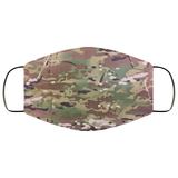 United States Army and Air Force US Military Camouflage Camo Pattern Reusable Washable Face Mask Women Men for Dust Protection
