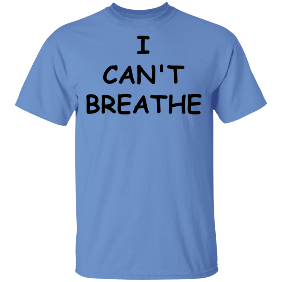 I Cant Breathe Mens Shirts Protest Tees Black Lives Matter END Police Brutality Now