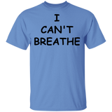 I Cant Breathe Mens Shirts Protest Tees Black Lives Matter END Police Brutality Now