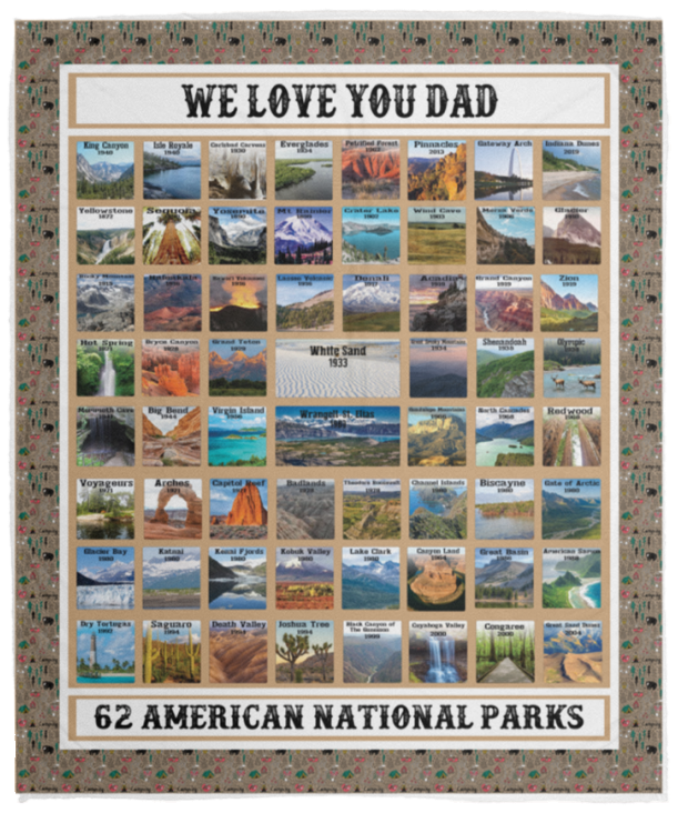 WE LOVE YOU DAD - VPM Cozy Plush Fleece Blanket - 50x60