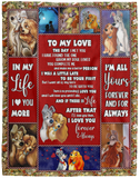 The One Whom My Soul Loves Lady The Tramp Blanket, Fleece, Sherpa Blanket - VPL Cozy Plush Fleece Blanket - 60x80