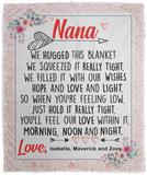 Isabella, Maverick and Zoey 50x60 VPM Cozy Plush Fleece Blanket - 50x60