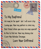 To My Boyfriend VPM Cozy Plush Fleece Blanket - 50x60