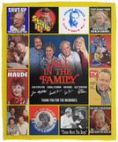 All in the Family Blanket, All in the Family TV Series Fleece, Sherpa Blanket - VPM Cozy Plush Fleece Blanket - 50x60