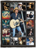 Jason Aldean Quilt Fleece Sherpa Throw Blanket for Bedroom Living Room Sofa VPS Cozy Plush Fleece Blanket - 30x40