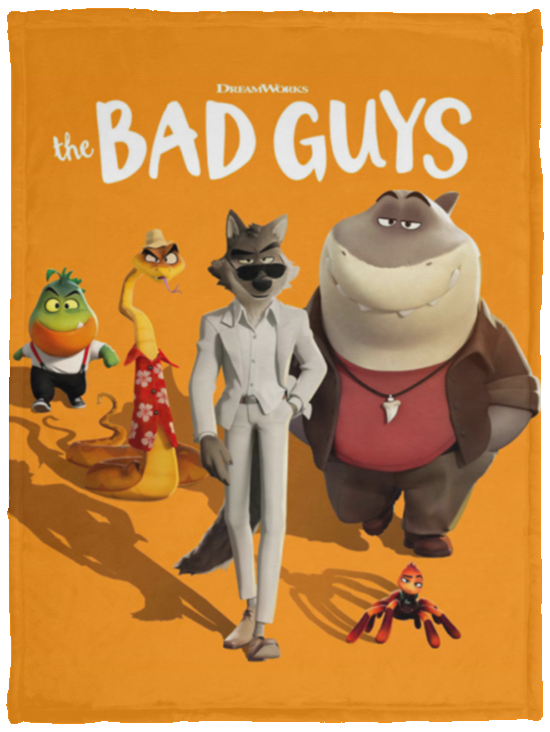 The Bad Guys Blanket, All Season Super Soft Cozy Warm Plush Throw Blankets VPS Cozy Plush Fleece Blanket - 30x40