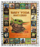 Baby Yoda Blanket, Star Wars Blanket - The Mandalorian Blanket Baby Yo-da Blanket Star-Wars Blanket Mandalorian Blanket - Yo-da Funny Blanket Gift Idea for Men Women - Birthday Gift - Cozy Plush Fleece Blanket - 50"x60"