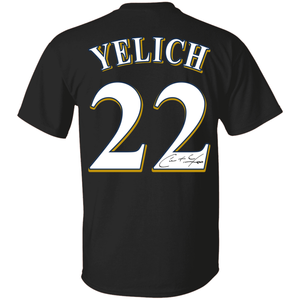 Christian Yelich Milwaukee Brewers - Print Christian Yelich Signature T-Shirt (Men's T-Shirt)