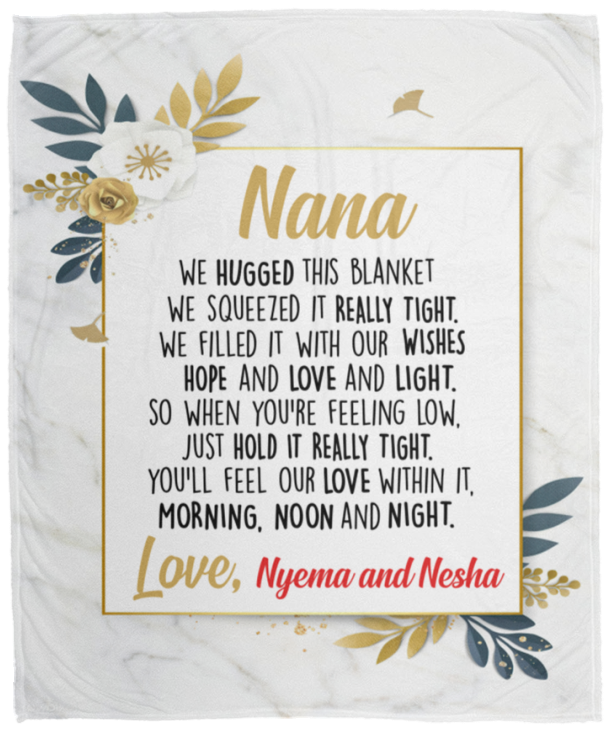 Nyema and Nesha - VPM Cozy Plush Fleece Blanket - 50x60