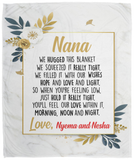 Nyema and Nesha - VPM Cozy Plush Fleece Blanket - 50x60