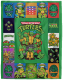 Teenage Mutant Ninja Turtles Blanket, Ninja Turtles Fleece, Sherpa Blanket - VPL Cozy Plush Fleece Blanket - 60x80