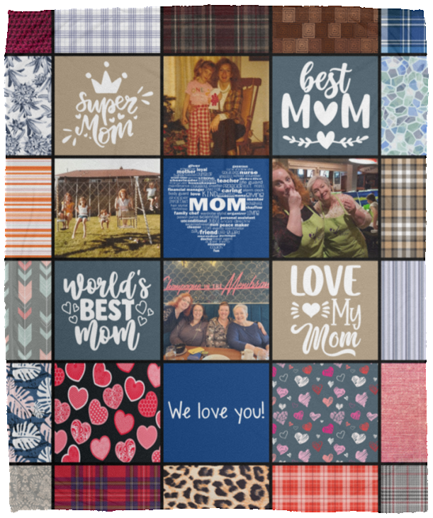 We love you! - VPM Cozy Plush Fleece Blanket - 50x60