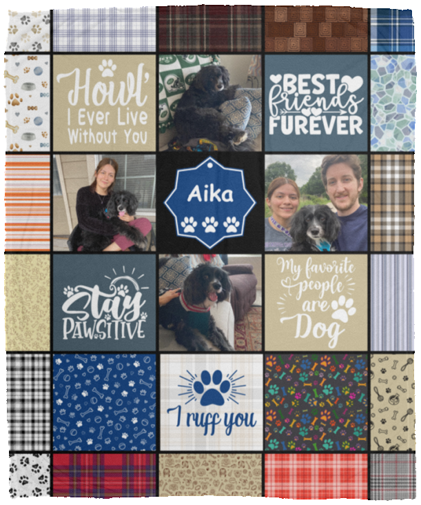 Aika - VPM Cozy Plush Fleece Blanket - 50x60