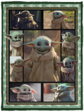 Baby Yoda Blanket, Star Wars Blanket - The Mandalorian Fleece, Sherpa Blanket Baby Yoda Blanket, Star Wars Blanket - The Mandalorian Fleece, Sherpa Blanket VPS Cozy Plush Fleece Blanket - 30x40