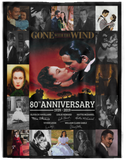 Mr.Jyotis Gone with The Wind Blanket Gift Christmas Birthday Fleece Sherpa Blankets, Gone with The Wind Anniversary Quilt - Fleece Blanket - 60"x80"