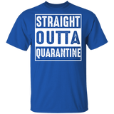 Funny Straight Outta Quarantine T-Shirt, Straight Outta Quarantine Shirt