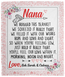Bob, Sarah, & Cadence - VPM Cozy Plush Fleece Blanket - 50x60