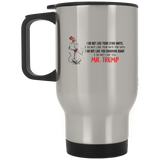 Jyotis - DR SUESS TRUMP MUG, Cat in the Hat Dr. Seuss - I DO NOT LIKE YOUR LYING WAYS HATE FOR GAYS 11 15 oz Coffee Drinking Cups Funny Anti-Trump Gifts for Resist Liberals Anti POTUS 45 Democrats XP8400S Silver Stainless Travel Mug