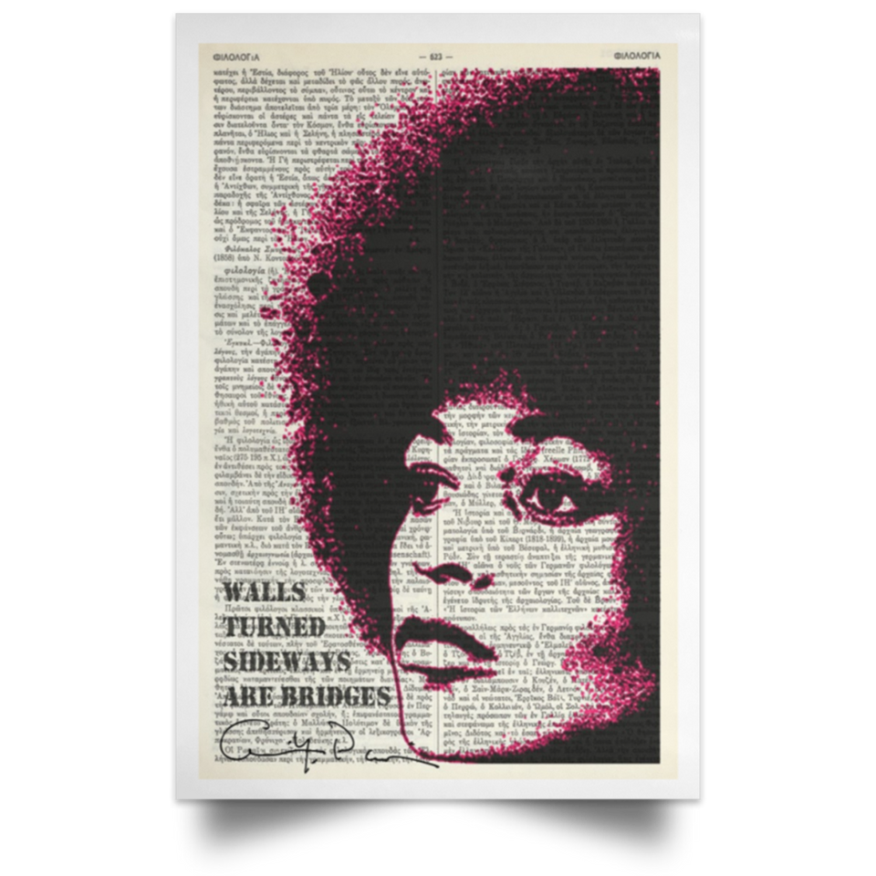 Angela Davis Poster, Angela Davis Quote, Angela Davis Print, Angela Davis Art, Black History, Activist,African American Art, Black Power Print,Black Lives Matter - No Framee (32" x 48")