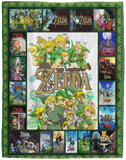 The Legend of Zelda Fleece Blanket, The Legend of Zelda Sherpa Blanket VPL Cozy Plush Fleece Blanket - 60x80