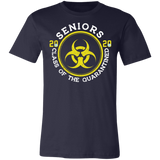 Unisex Jersey Seniors 2020 Class of The Quarantined T-Shirt Quarantine Shirt