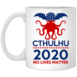 Cthulhu 2020 No Lives Matter Coffee Mug, Cthulhu Coffee Mug, Cthulhu Mythos Cup, Miskatonic University, Call of Cthulhu, Lovecraft Fan Gift Coffee Mu 11oz