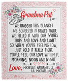 Michelle, Nate and lil Michael VPM Cozy Plush Fleece Blanket - 50x60