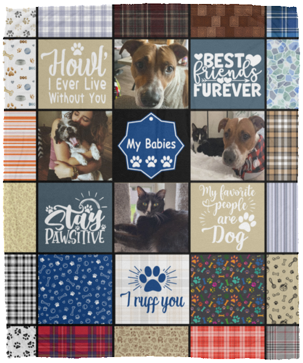 My Babies - VPM Cozy Plush Fleece Blanket - 50x60