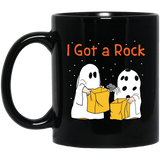 Halloween Great Pumpkin Charlie Brown Ghost I Got A Rock Coffee Mug 11oz