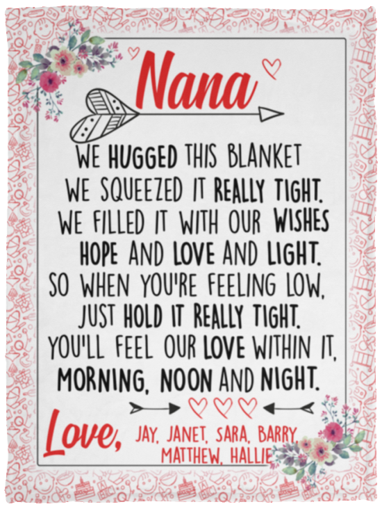 Jay, Janet, Sara, Barry, Matthew, Hallie - VPS Cozy Plush Fleece Blanket - 30x40