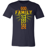 God Family Steelers T-Shirt Steelers Fan Unisex Jersey Short-Sleeve Tshirt