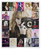 Taylor Swift Blanket, Taylor Swift Quilt, Fleece, Sherpa Blanket for Bedroom - V2 -  VPM Cozy Plush Fleece Blanket - 50x60