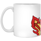 Meme Elmo Flaming Hellmo Fire Red Mug, Gift For Birthday, Thanksgiving, Christmas, Ceramic Coffee Mug 11oz