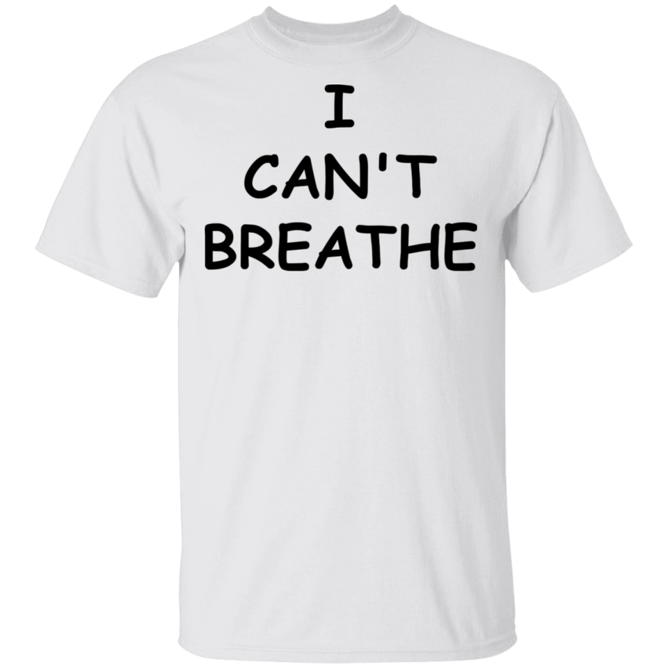 I Cant Breathe Mens Shirts Protest Tees Black Lives Matter END Police Brutality Now