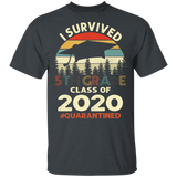 5th Grade Class of 2020 Quarantined Print T-Shirt Graduation Outfits Shirt