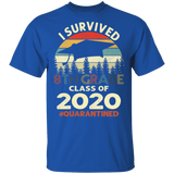 8th Grade Class of 2020 Quarantined Print T-Shirt Graduation Outfits Shirt