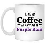 Prince Purple Rain Funny Coffee Mug, Novelty Present, Unique Coffee Mug 11Oz Purple Rain Mug | Celebrity Prince Tribute Music Illustrated Song Gift - I Love Prince