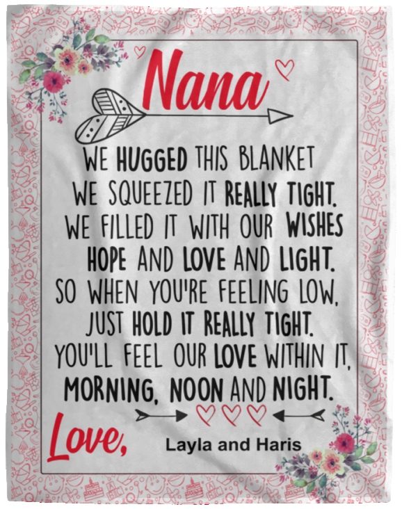 Layla and Haris VPL Cozy Plush Fleece Blanket - 60x80