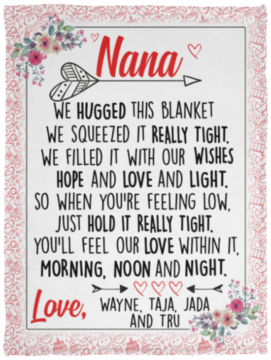 Wayne, Taja, Jada and Tru - VPS Cozy Plush Fleece Blanket - 30x40