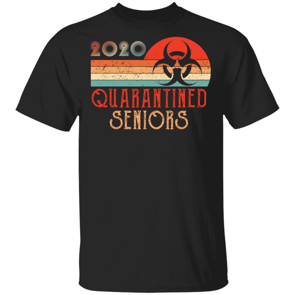 Vintage 2020 Quarantined Seniors T-Shirt, 2020 Quarantined Seniors Shirt