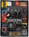 Shinedown V2 3D Quilt Blanket Fleece Sherpa Throw Blanket Bedroom Sofa - VPL Cozy Plush Fleece Blanket - 60x80