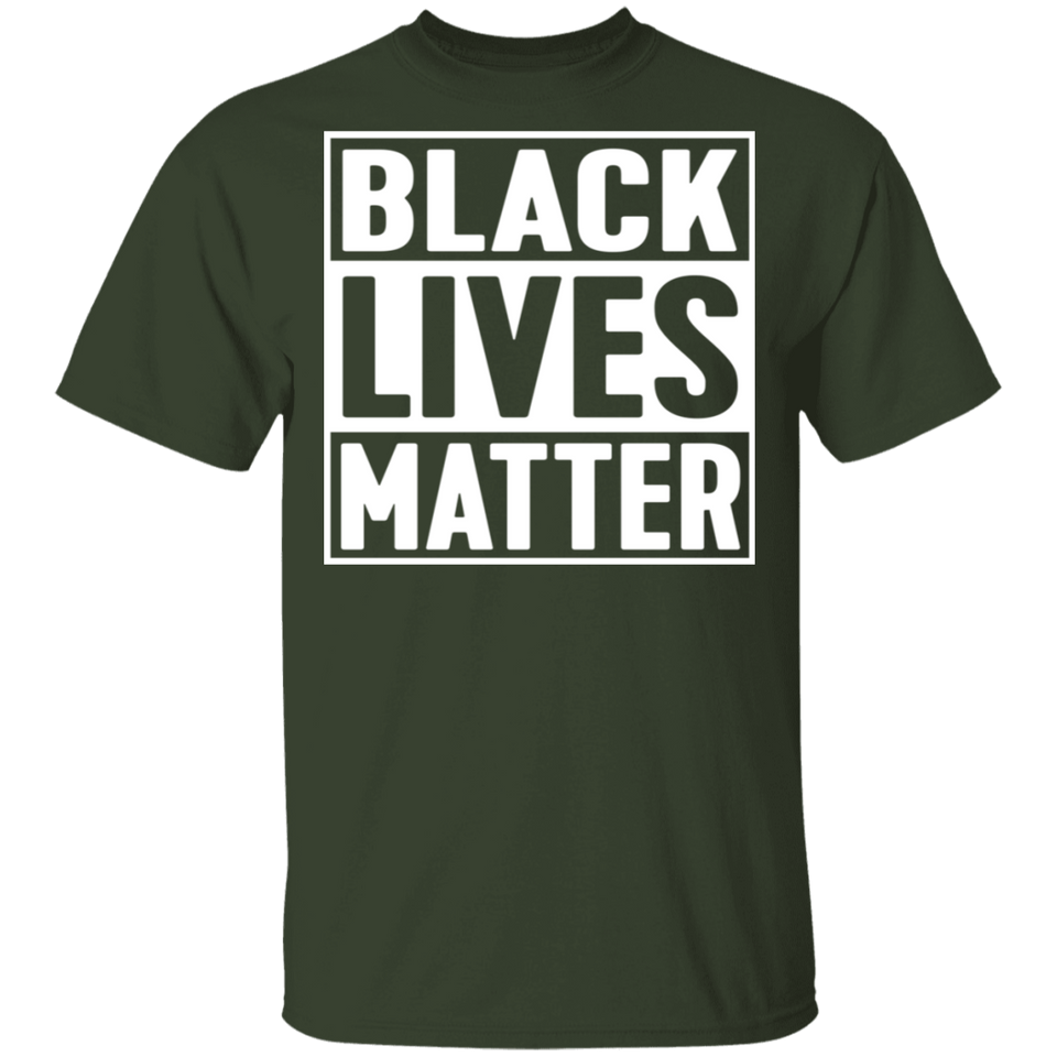 Black Lives Matter T-Shirt I Cant Breathe All Size (S-5XL) + Color White BLM - Mens