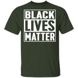 Black Lives Matter T-Shirt I Cant Breathe All Size (S-5XL) + Color White BLM - Mens