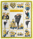 Minion Blanket For Kids, Despicable Me Fleece, Sherpa Blanket Gift Ideas - VPM Cozy Plush Fleece Blanket - 50x60