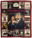 Dark Shadows TV Series Blanket, Dark Shadows Fleece, Sherpa Blanket VPM Cozy Plush Fleece Blanket - 50x60