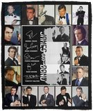 James bond 007 list 3D Quilt Blanket Fleece Sherpa Throw Blanket Quilt -VPM Cozy Plush Fleece Blanket - 50x60
