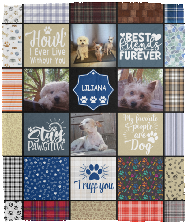 LILIANA - VPM Cozy Plush Fleece Blanket - 50x60